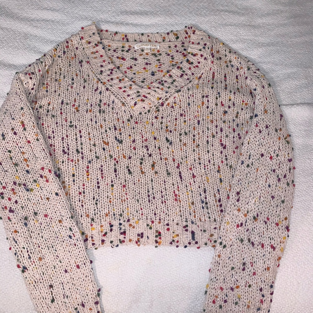 NEVER WORN Cloud Ten Rainbow Polka Dots